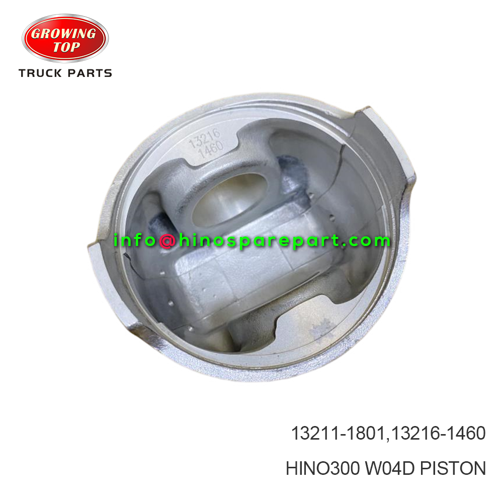 HINO300 W04D PISTON  13211-1801