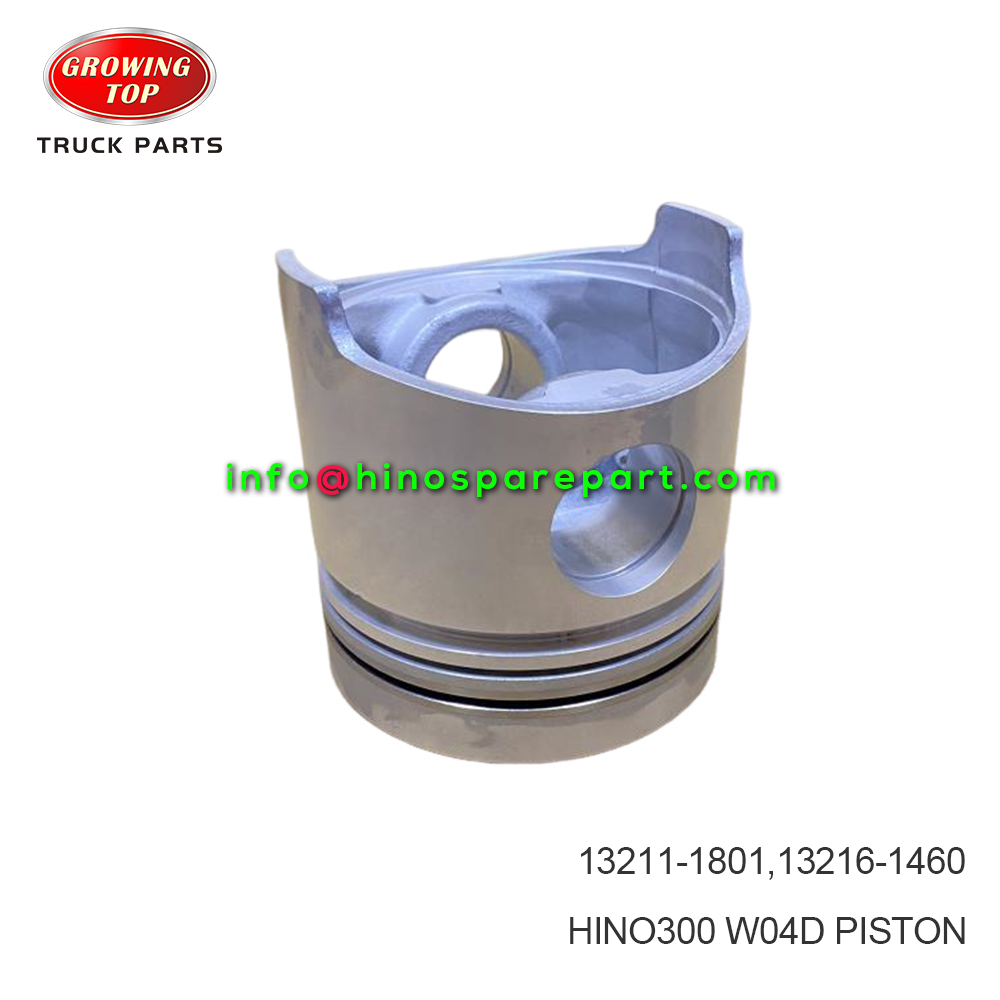 HINO300 W04D PISTON  13211-1801