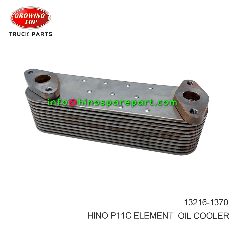 HINO P11C  ELEMENT, OIL COOLER  13216-1370