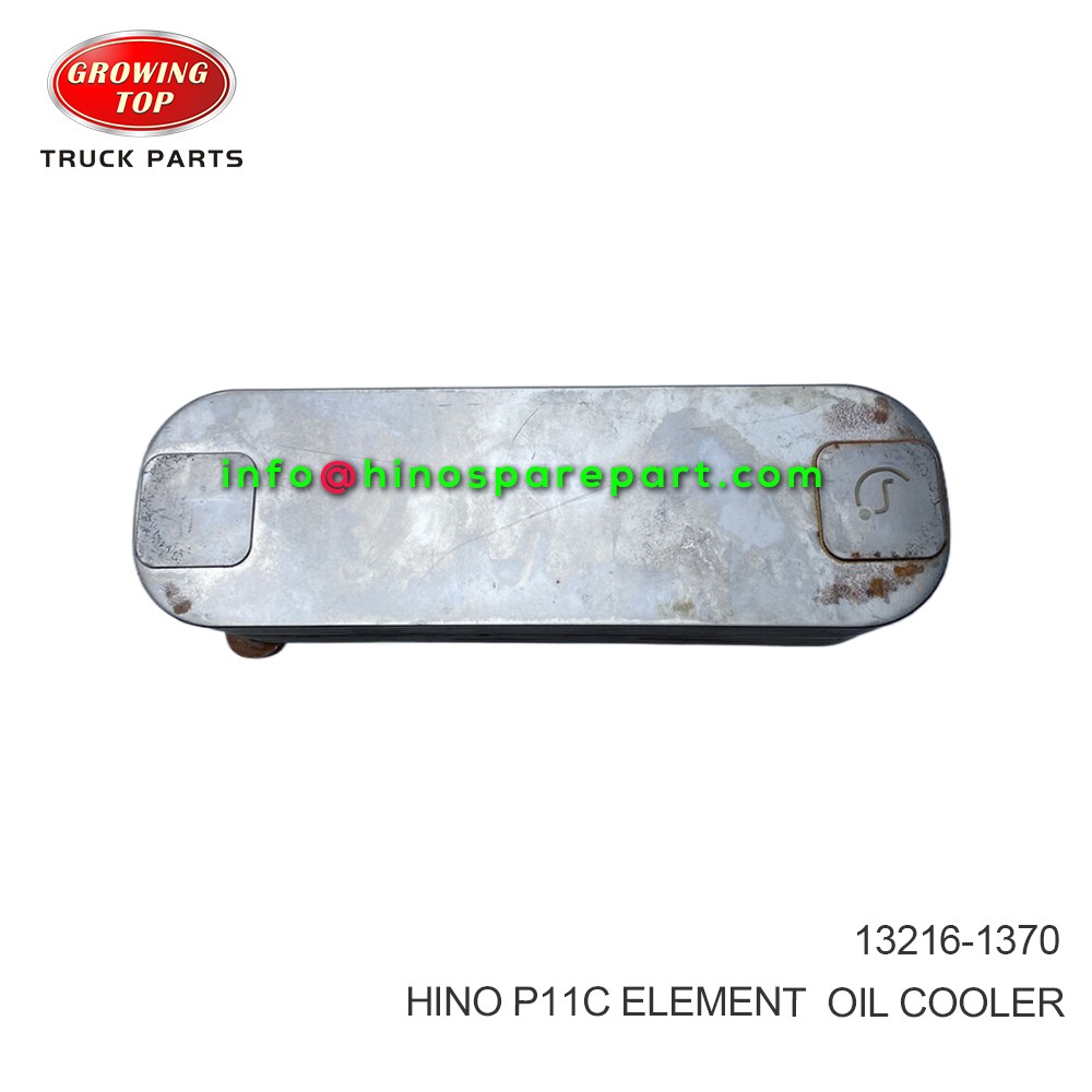 HINO P11C  ELEMENT, OIL COOLER  13216-1370