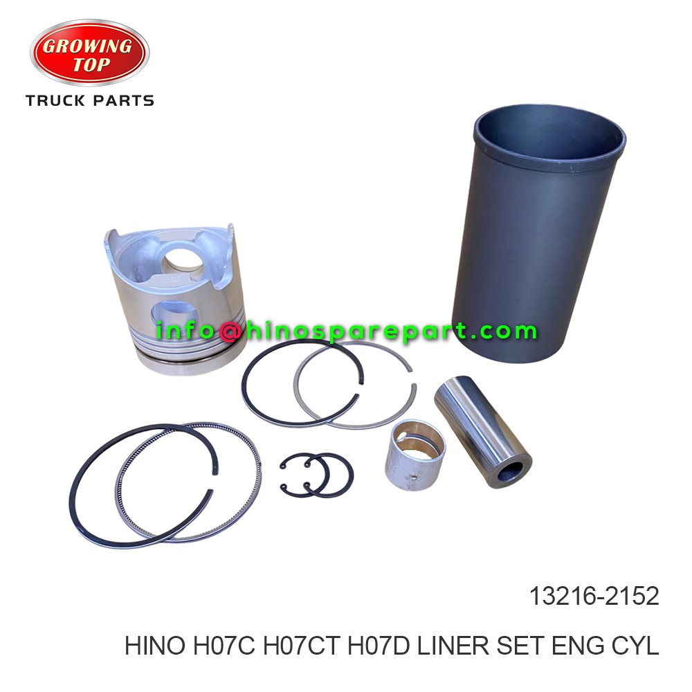 HINO H07C H07CT H07D LINER SET ENG CYL 13216-2152 