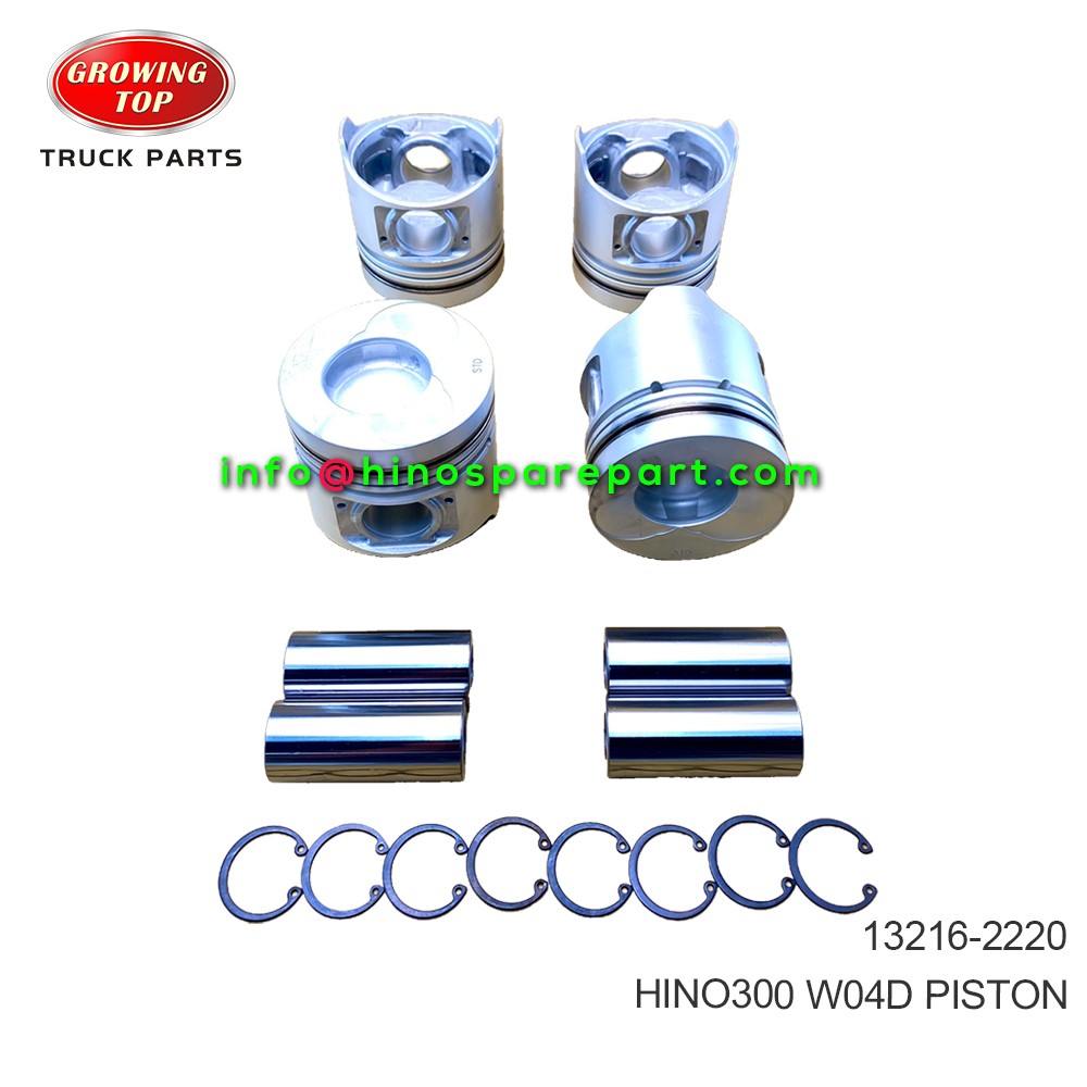 HINO300 W04D PISTON 13216-2220