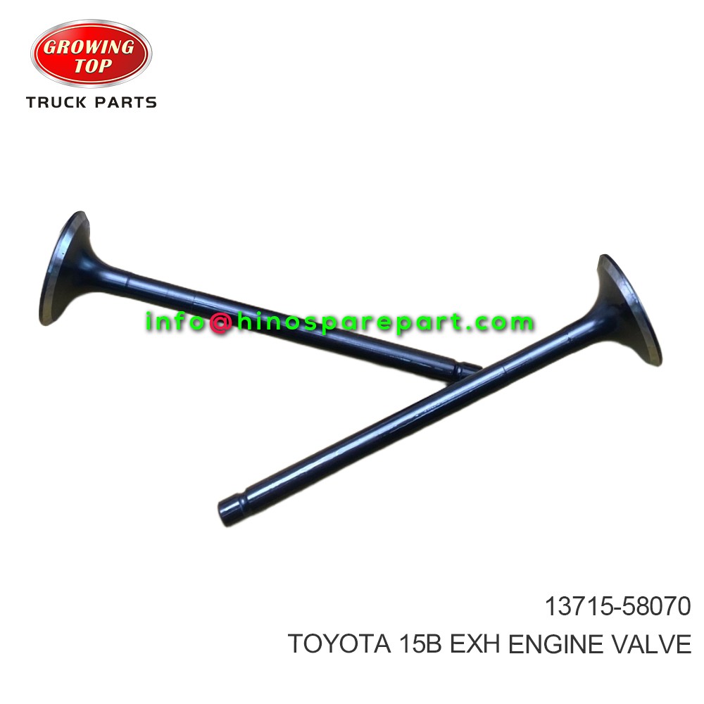 TOYOTA 15B EXH ENGINE VALVE 13715-58070