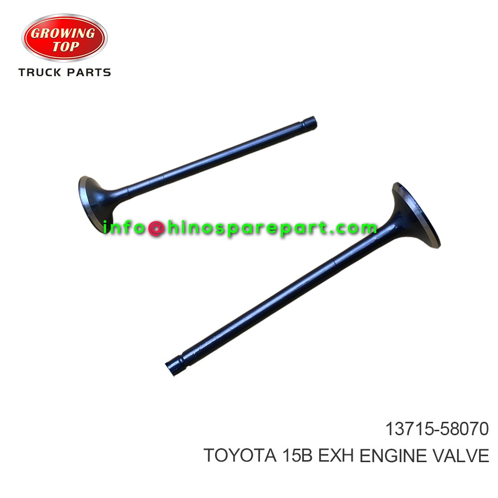 TOYOTA 15B EXH ENGINE VALVE 13715-58070