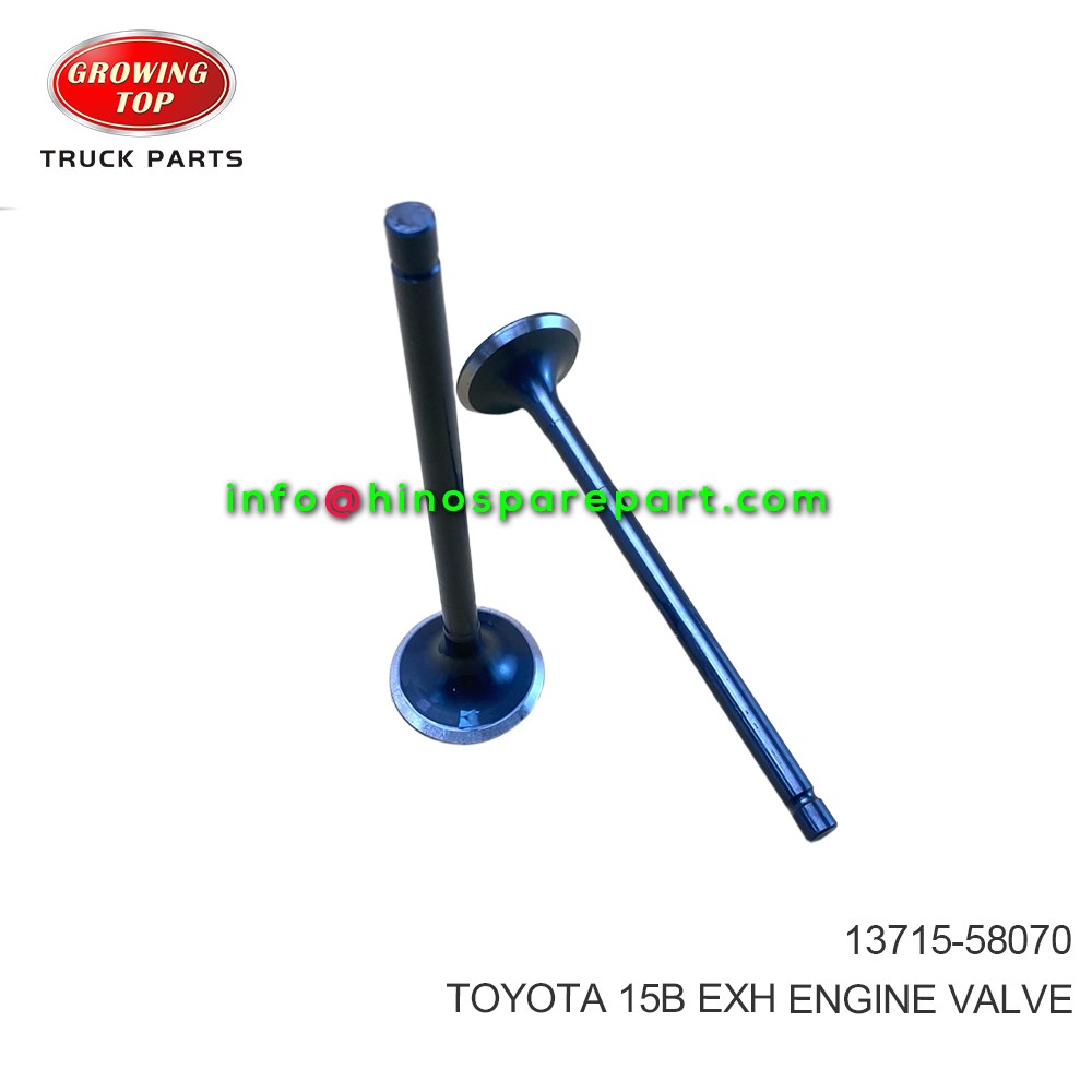 TOYOTA 15B EXH ENGINE VALVE 13715-58070