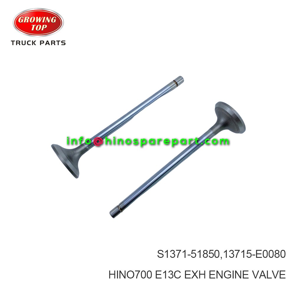 HINO700 E13C EXH ENGINE VALVE  13715-E0080