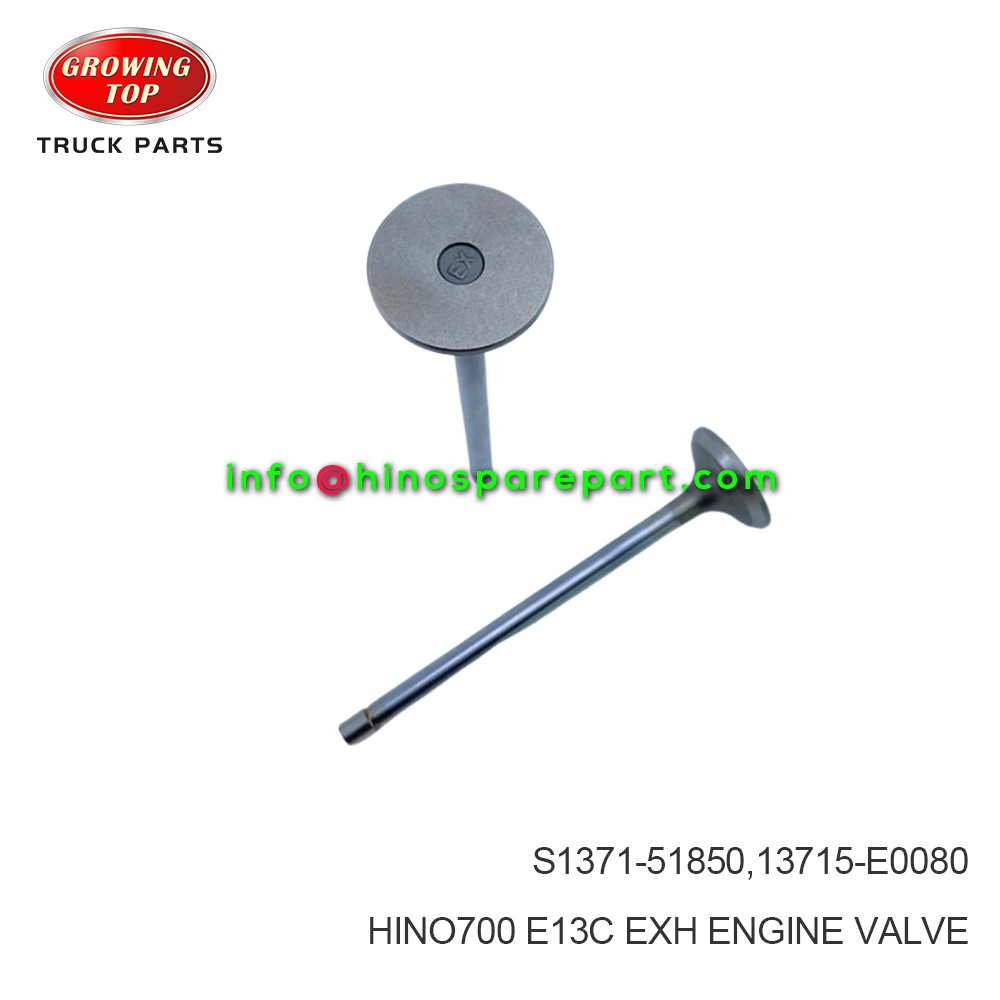 HINO700 E13C EXH ENGINE VALVE  13715-E0080