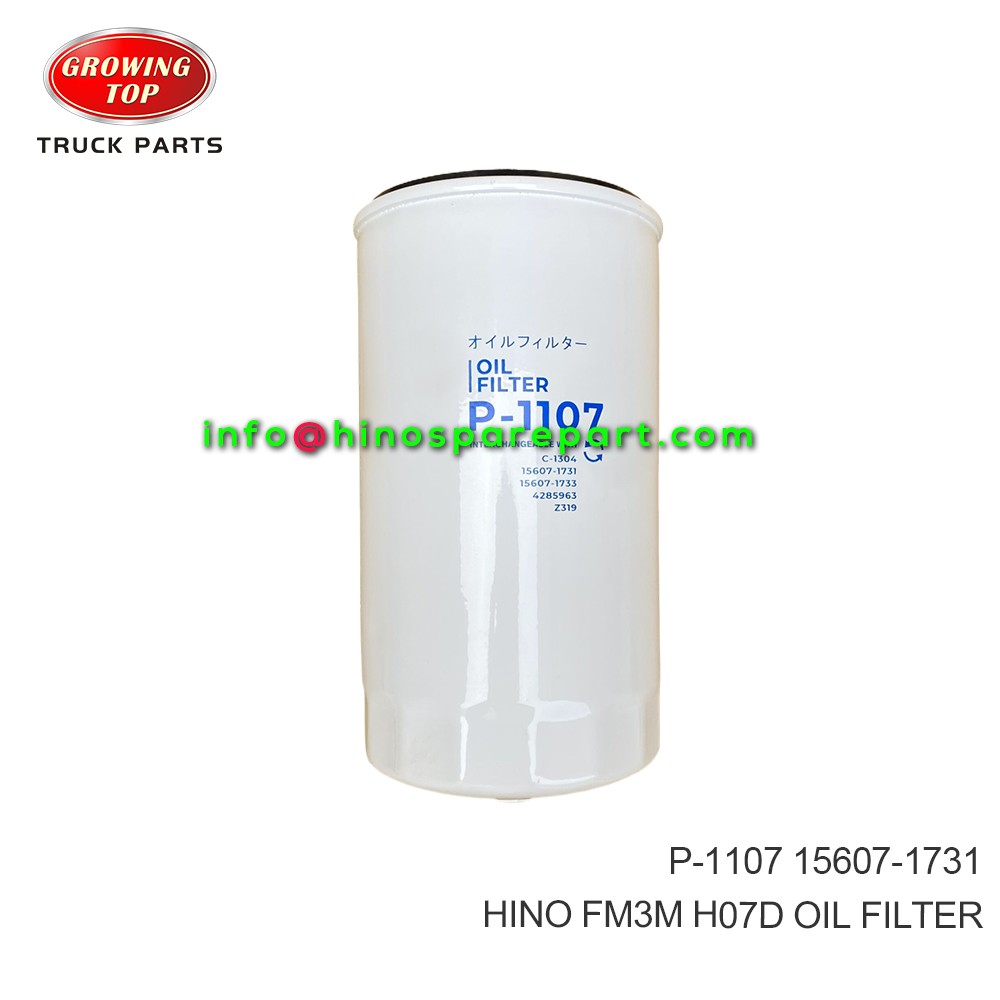 HINO FM3M H07D  OIL FILTER  15607-1731