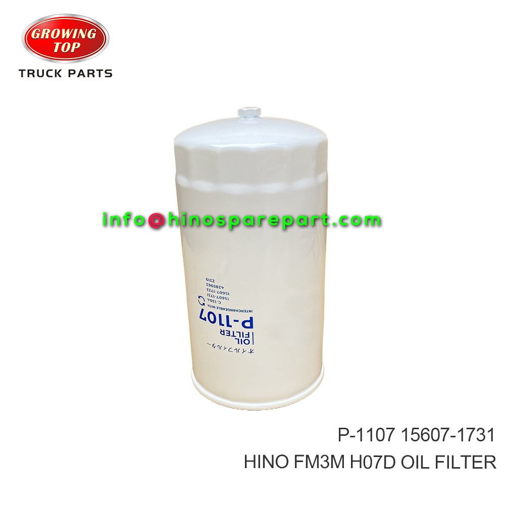 HINO FM3M H07D  OIL FILTER  15607-1731