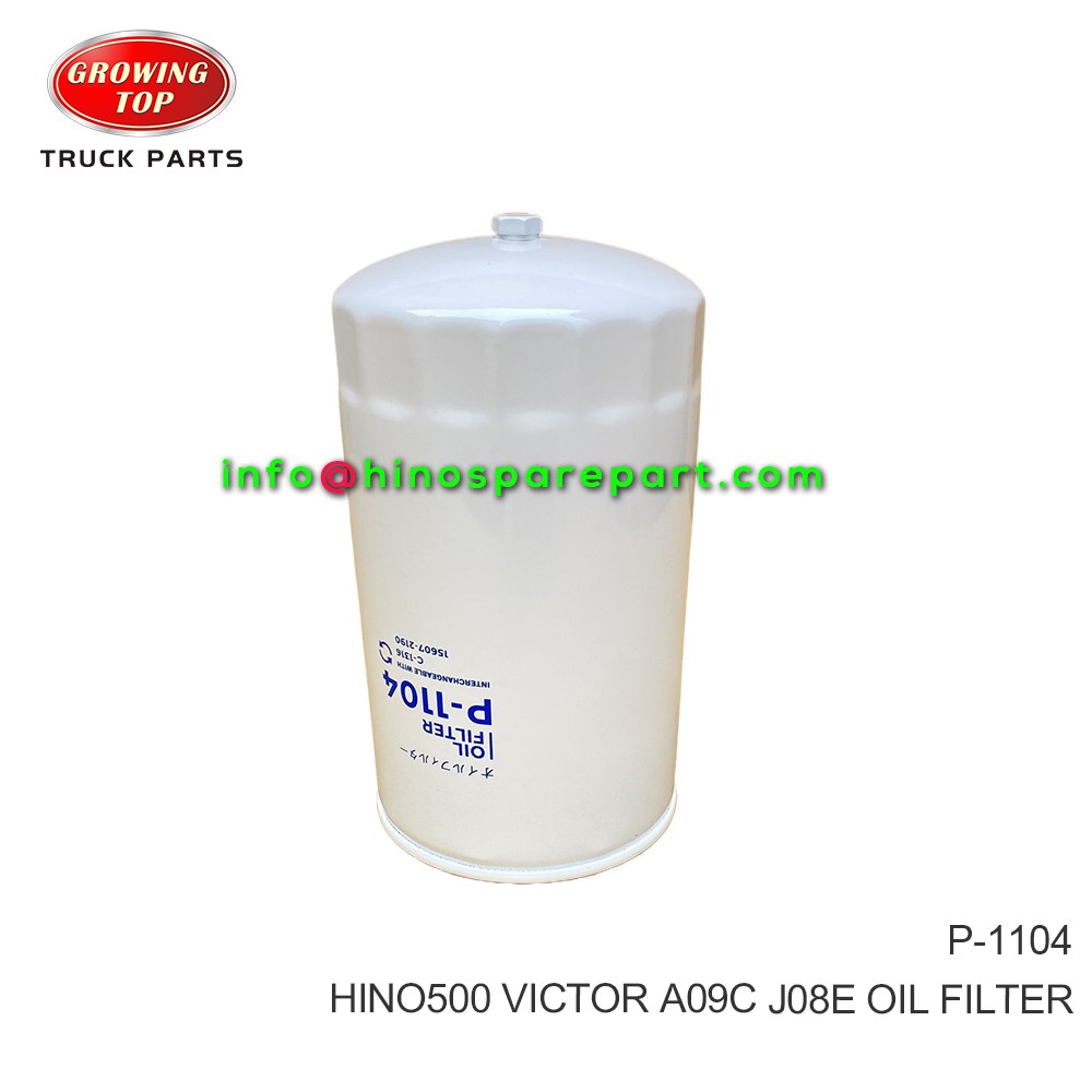 HINO500 VICTOR A09C J08E  OIL FILTER  15607-2190