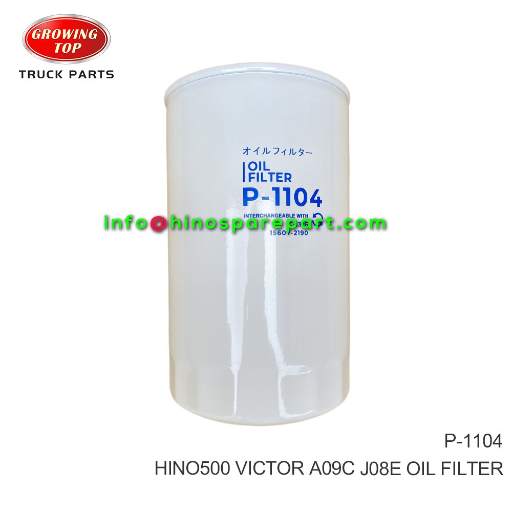 HINO500 VICTOR A09C J08E  OIL FILTER  15607-2190