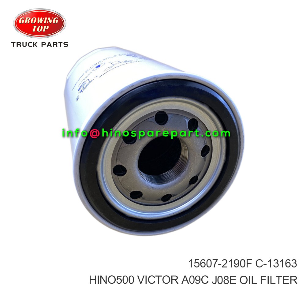 HINO500 VICTOR A09C J08E OIL FILTER  15607-2190F