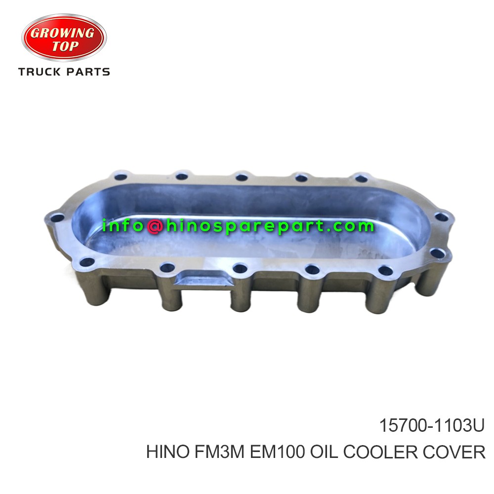 HINO FM3M EM100 OIL COOLER COVER 15700-1103U