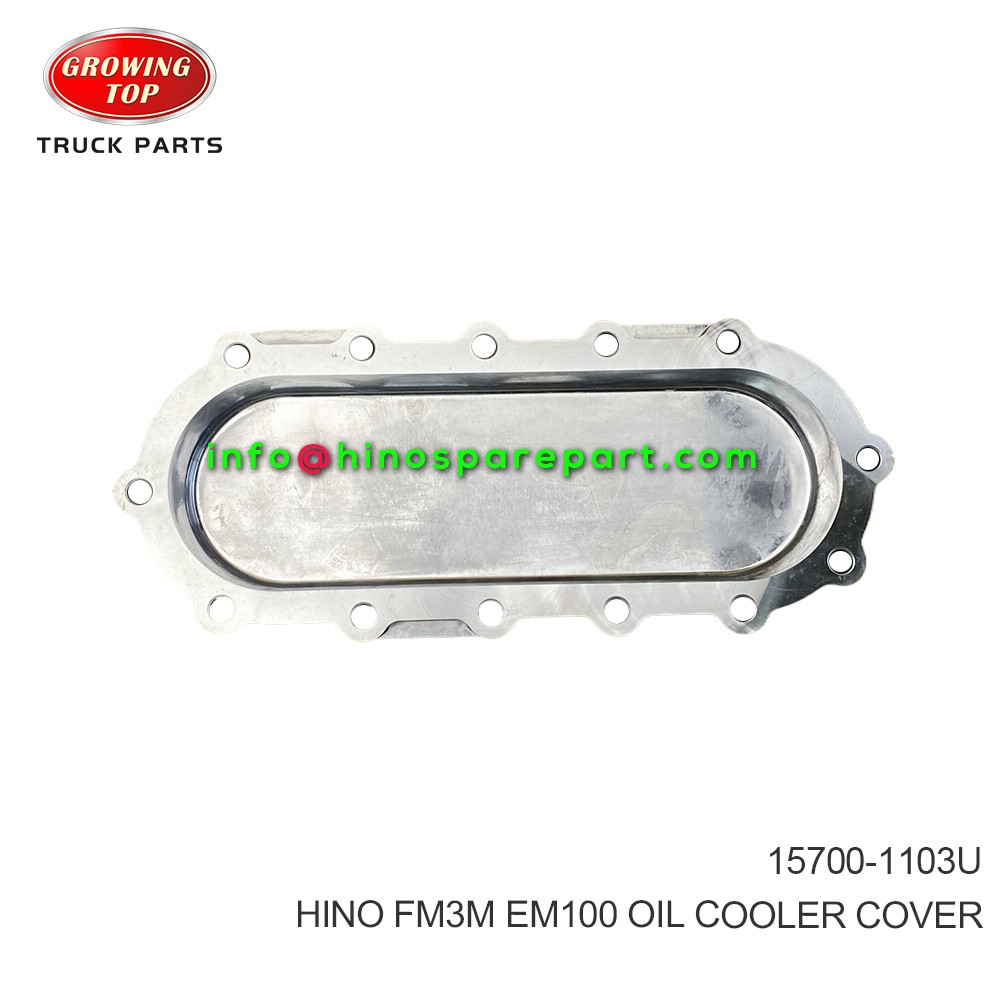 HINO FM3M EM100 OIL COOLER COVER 15700-1103U