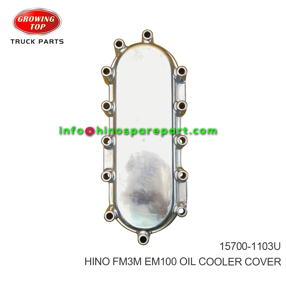 HINO FM3M EM100 OIL COOLER COVER 15700-1103U