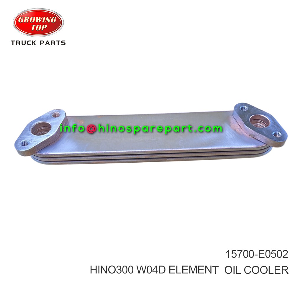 HINO300 W04D  ELEMENT OIL COOLER 15700-E0502