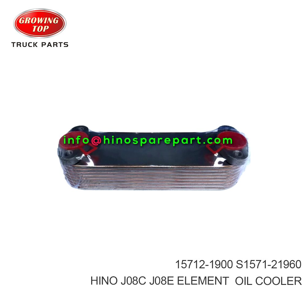 HINO J08C J08E  ELEMENT, OIL COOLER  15712-1900