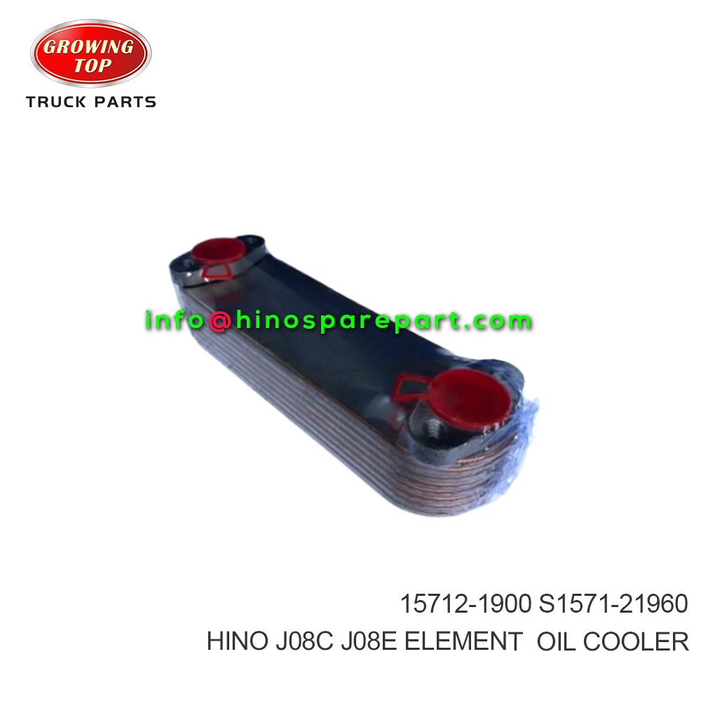 HINO J08C J08E  ELEMENT, OIL COOLER  15712-1900