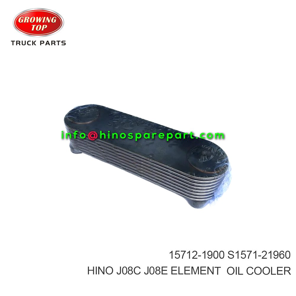 HINO J08C J08E  ELEMENT, OIL COOLER  15712-1900