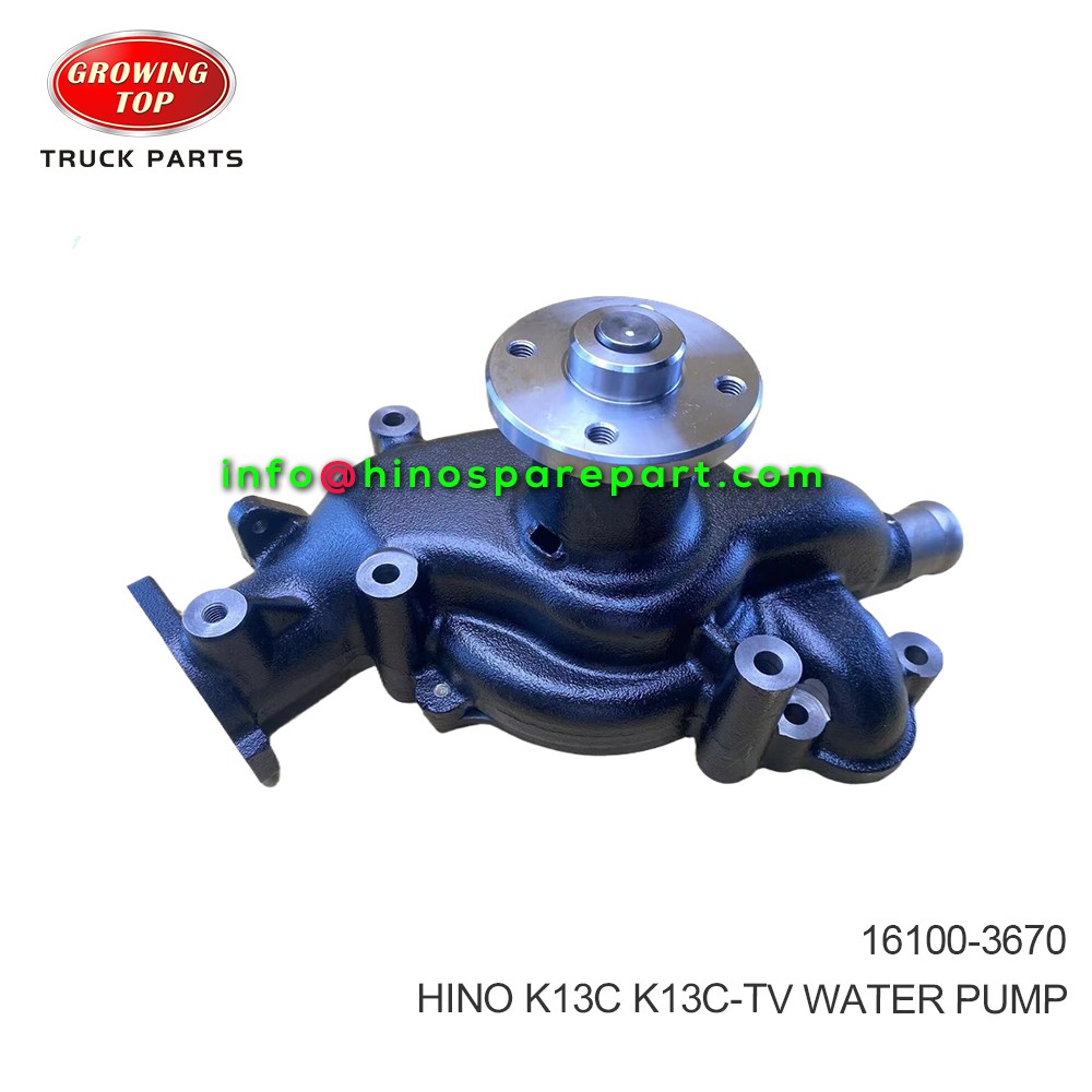 HINO K13C K13C-TV WATER PUMP 16100-3670