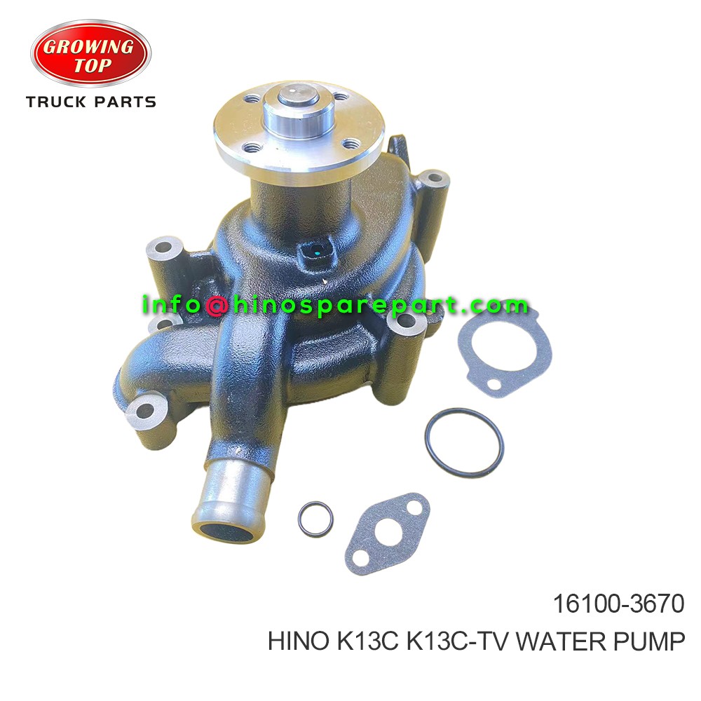 HINO K13C K13C-TV WATER PUMP 16100-3670