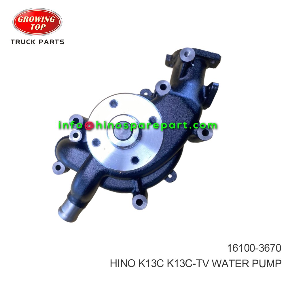 HINO K13C K13C-TV WATER PUMP 16100-3670