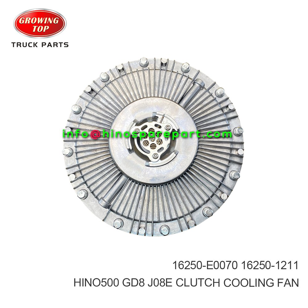 HINO500 GD8 J08E  CLUTCH; COOLING FAN  16250-E0070