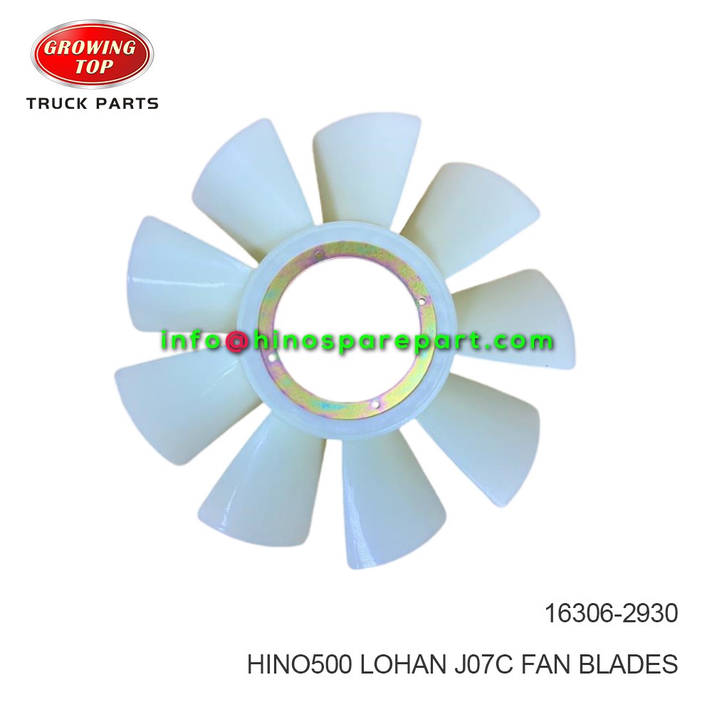 HINO500 LOHAN J07C FAN BLADES 16306-2930 