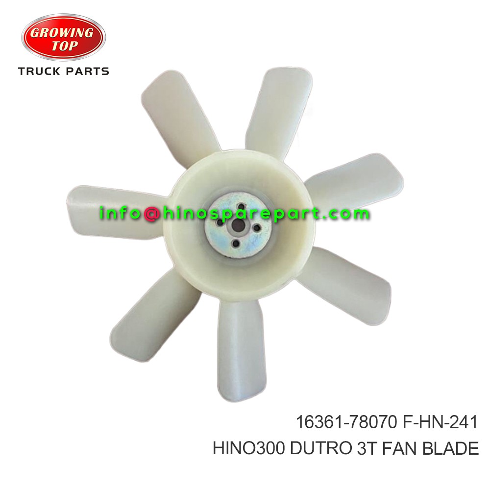 HINO300 DUTRO 3T  FAN BLADE  16361-78070