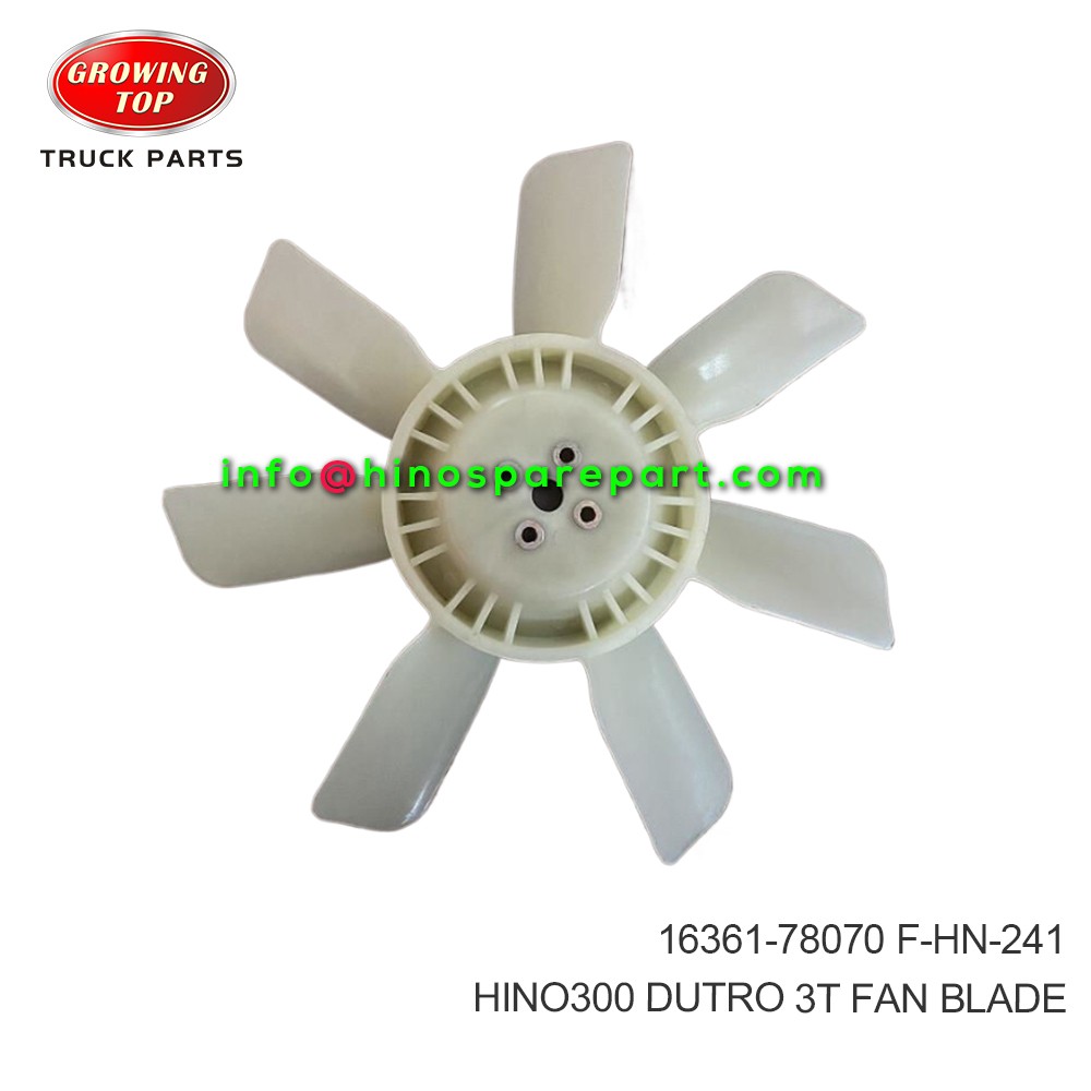 HINO300 DUTRO 3T  FAN BLADE  16361-78070