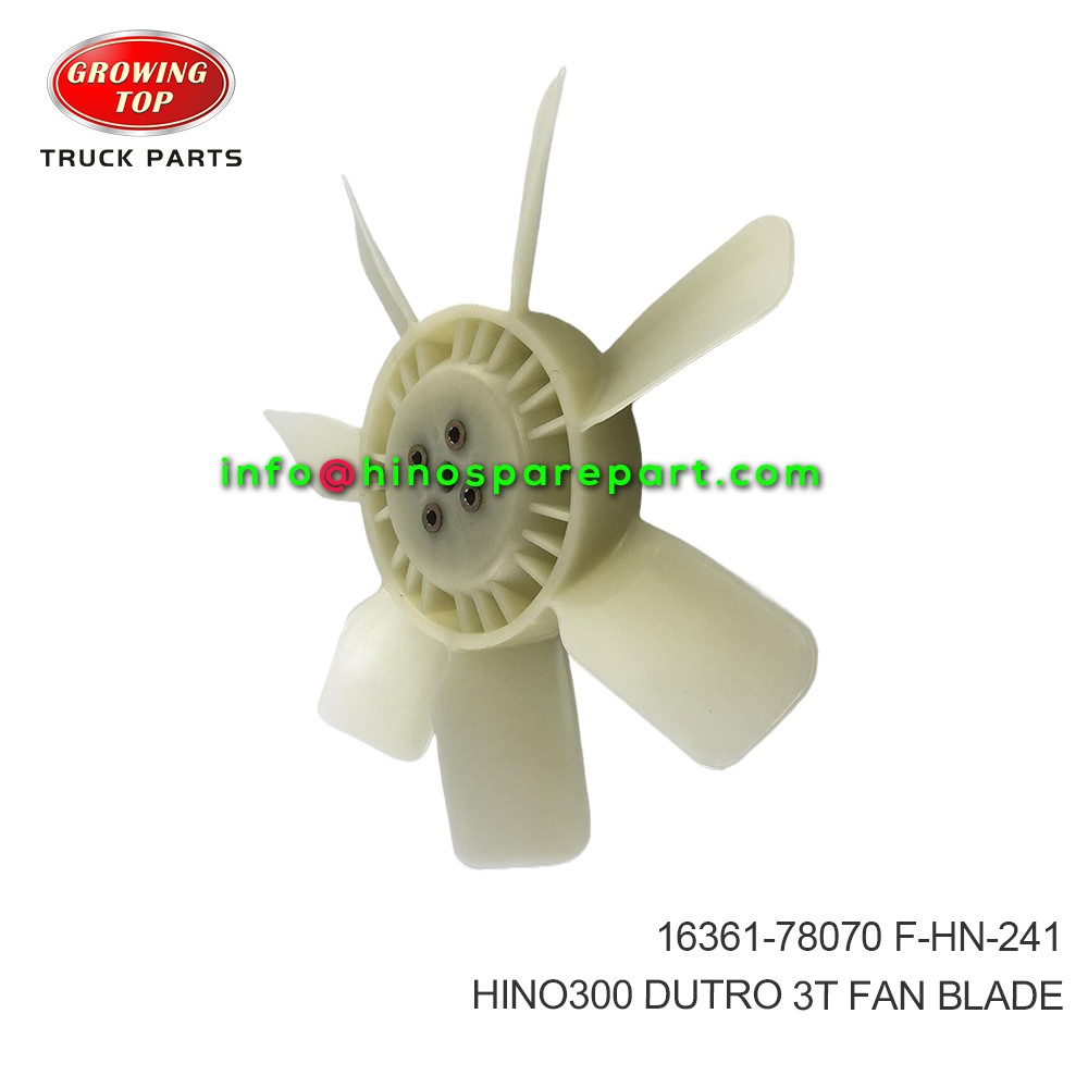 HINO300 DUTRO 3T  FAN BLADE  16361-78070