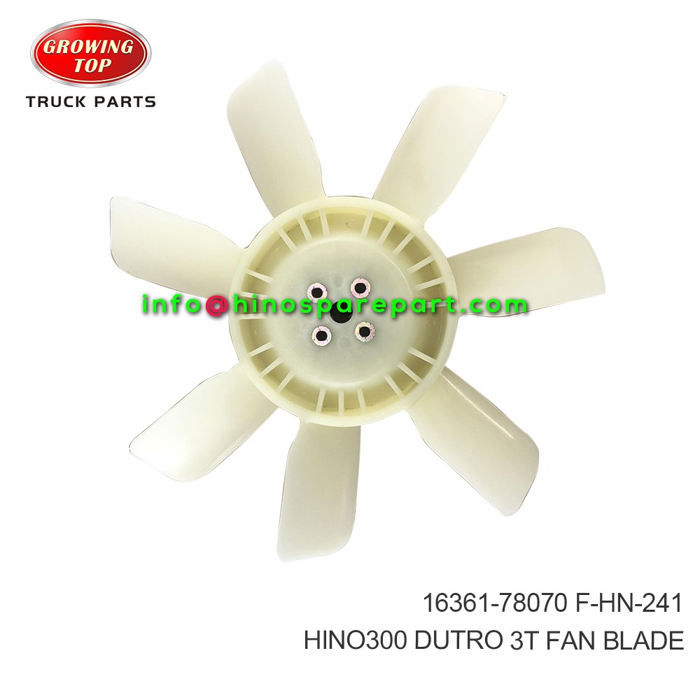 HINO300 DUTRO 3T  FAN BLADE  16361-78070