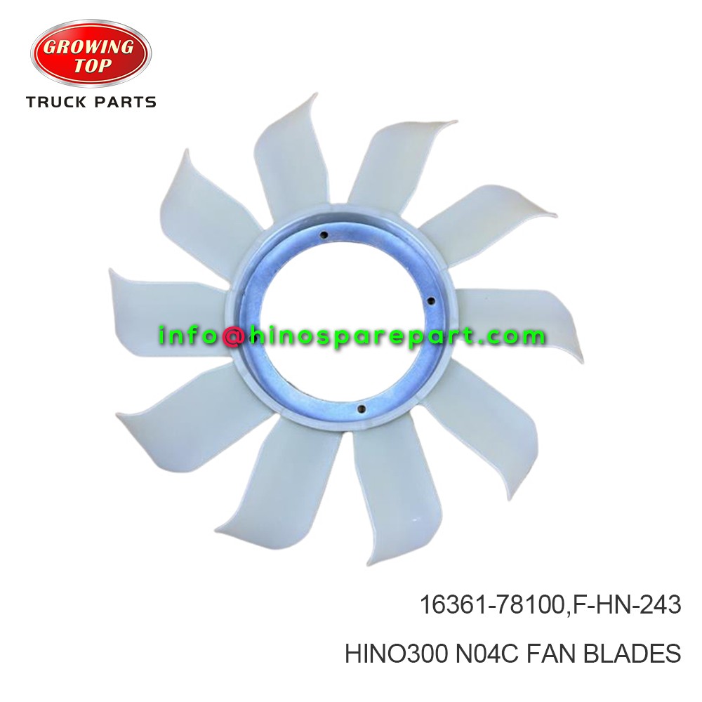 HINO300 N04C FAN BLADES 16361-78100