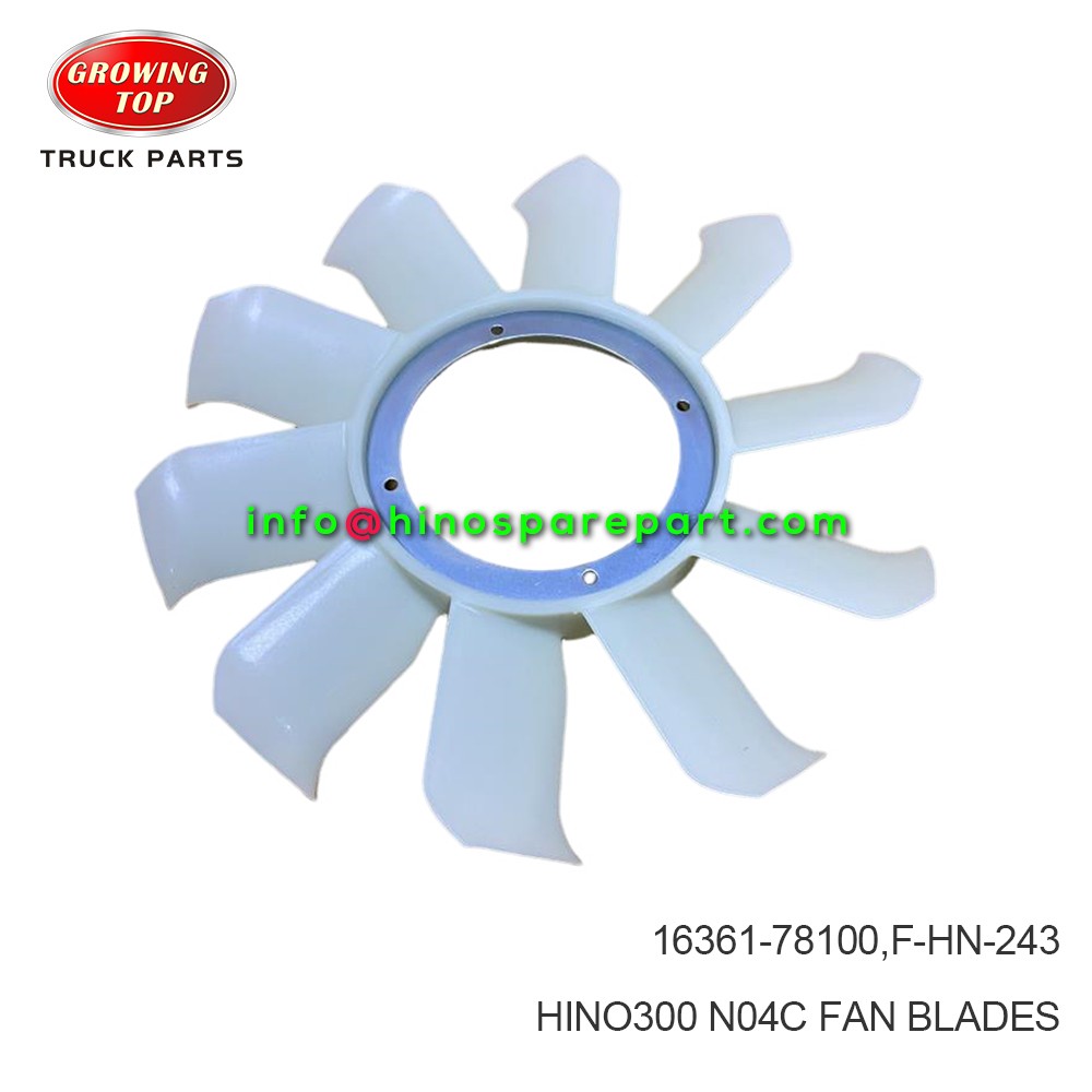 HINO300 N04C FAN BLADES 16361-78100