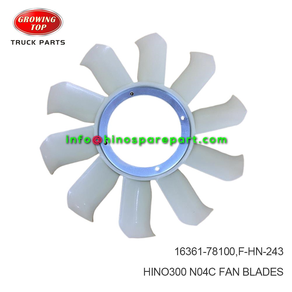 HINO300 N04C FAN BLADES 16361-78100