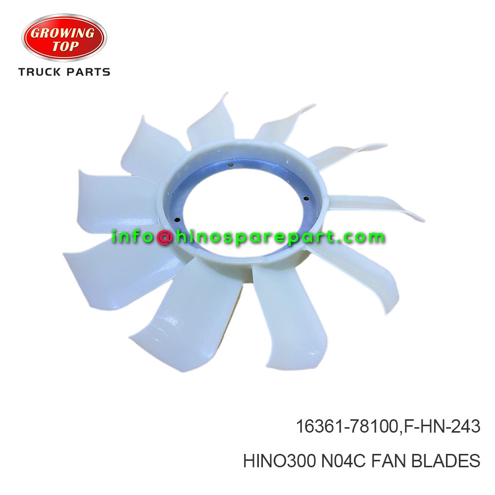 HINO300 N04C FAN BLADES 16361-78100