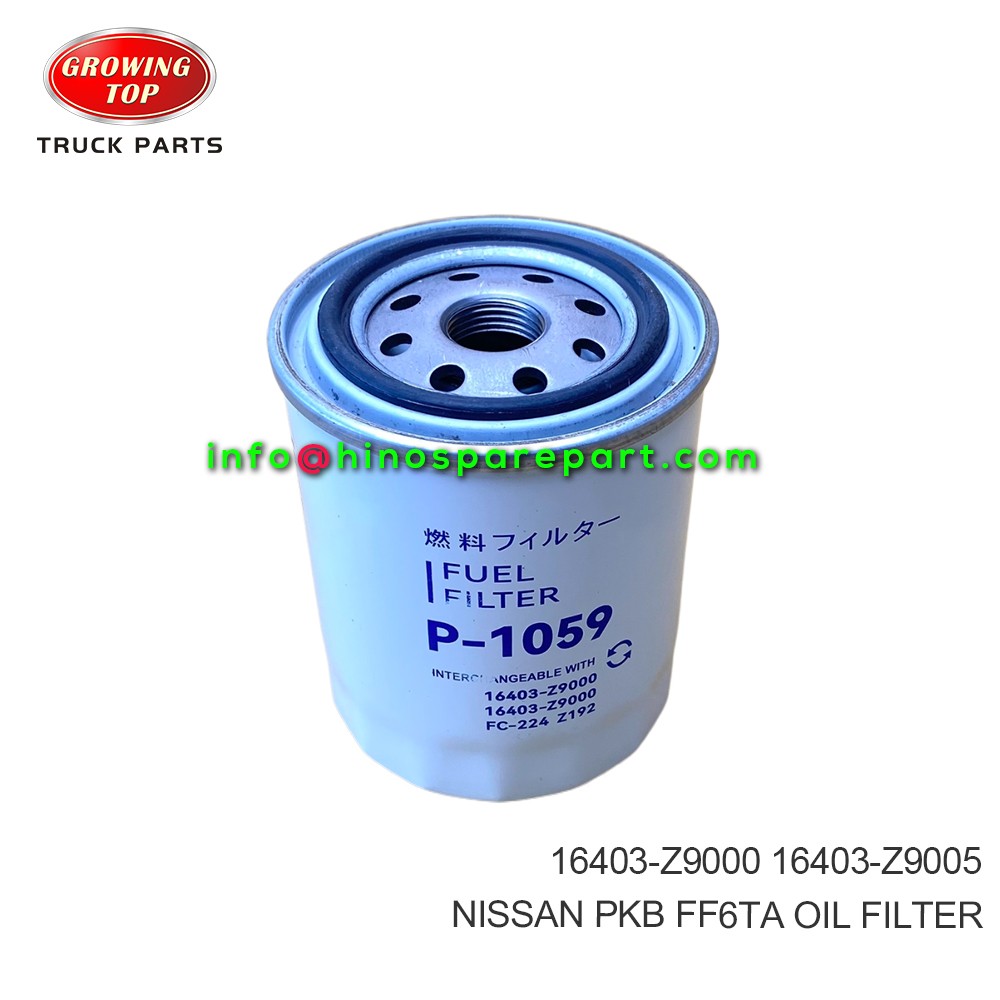 NISSAN PKB FF6TA OIL FILTER 16403-Z9000