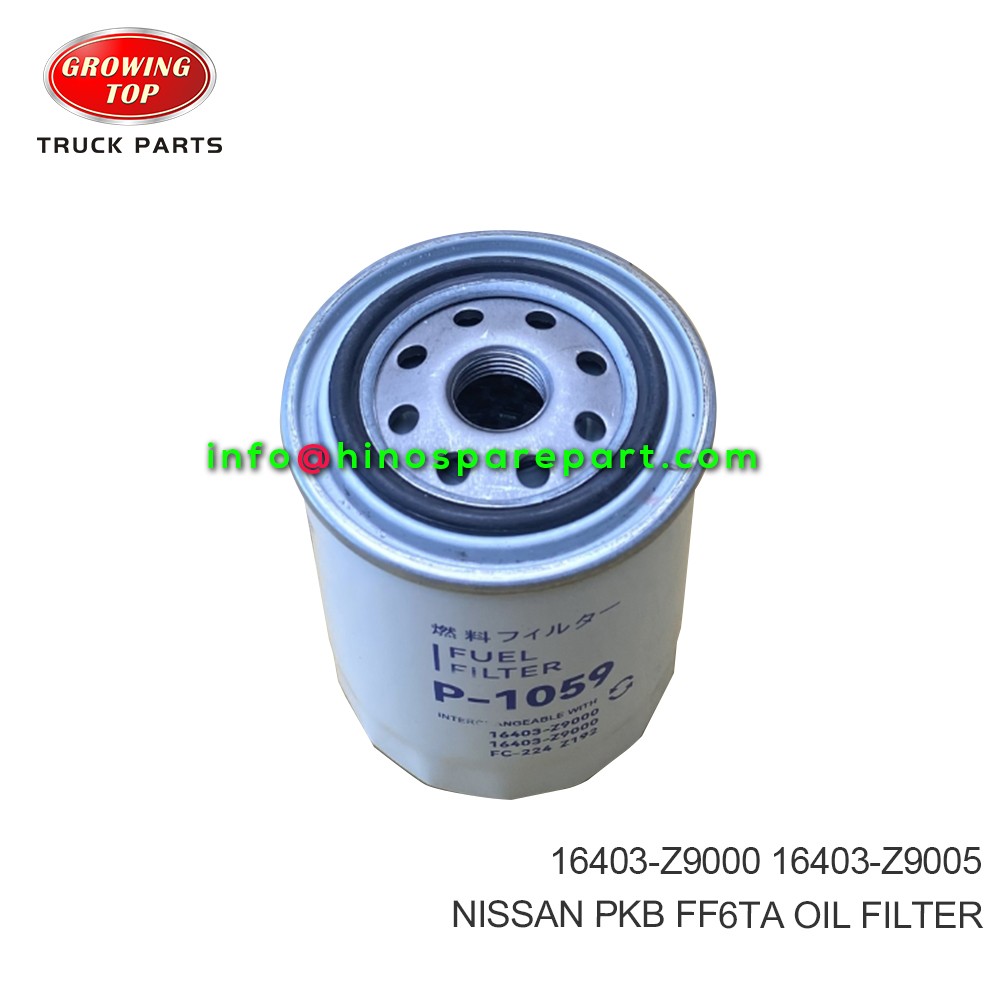 NISSAN PKB FF6TA OIL FILTER 16403-Z9000