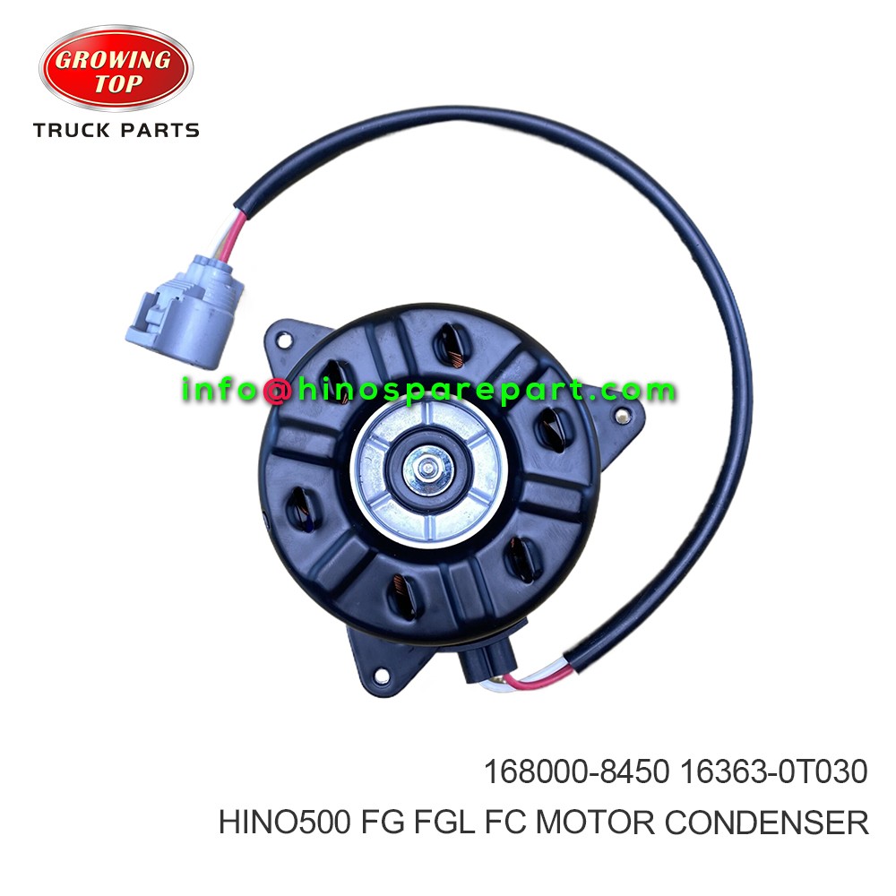 HINO500 FG FGL FC MOTOR,CONDENSER 168000-8450