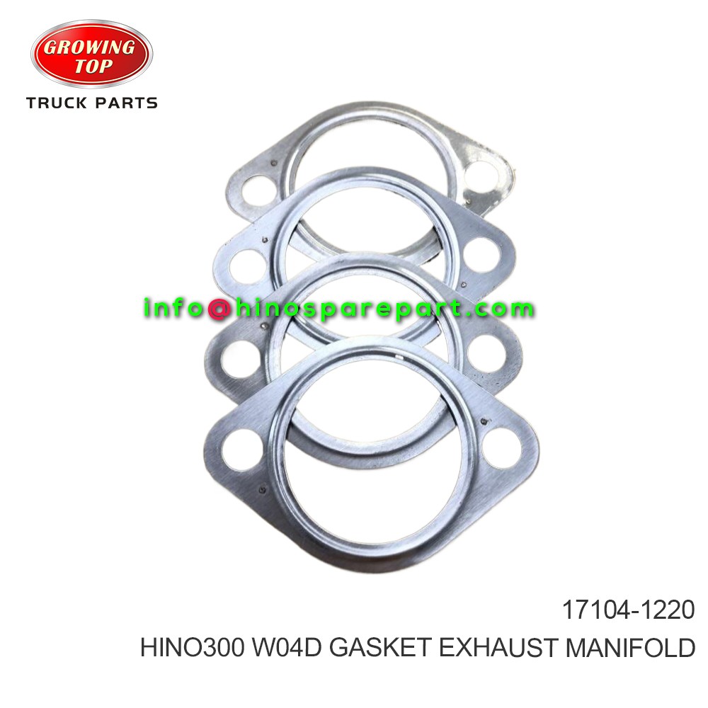 HINO300 W04D  GASKET EXHAUST MANIFOLD  17104-1220