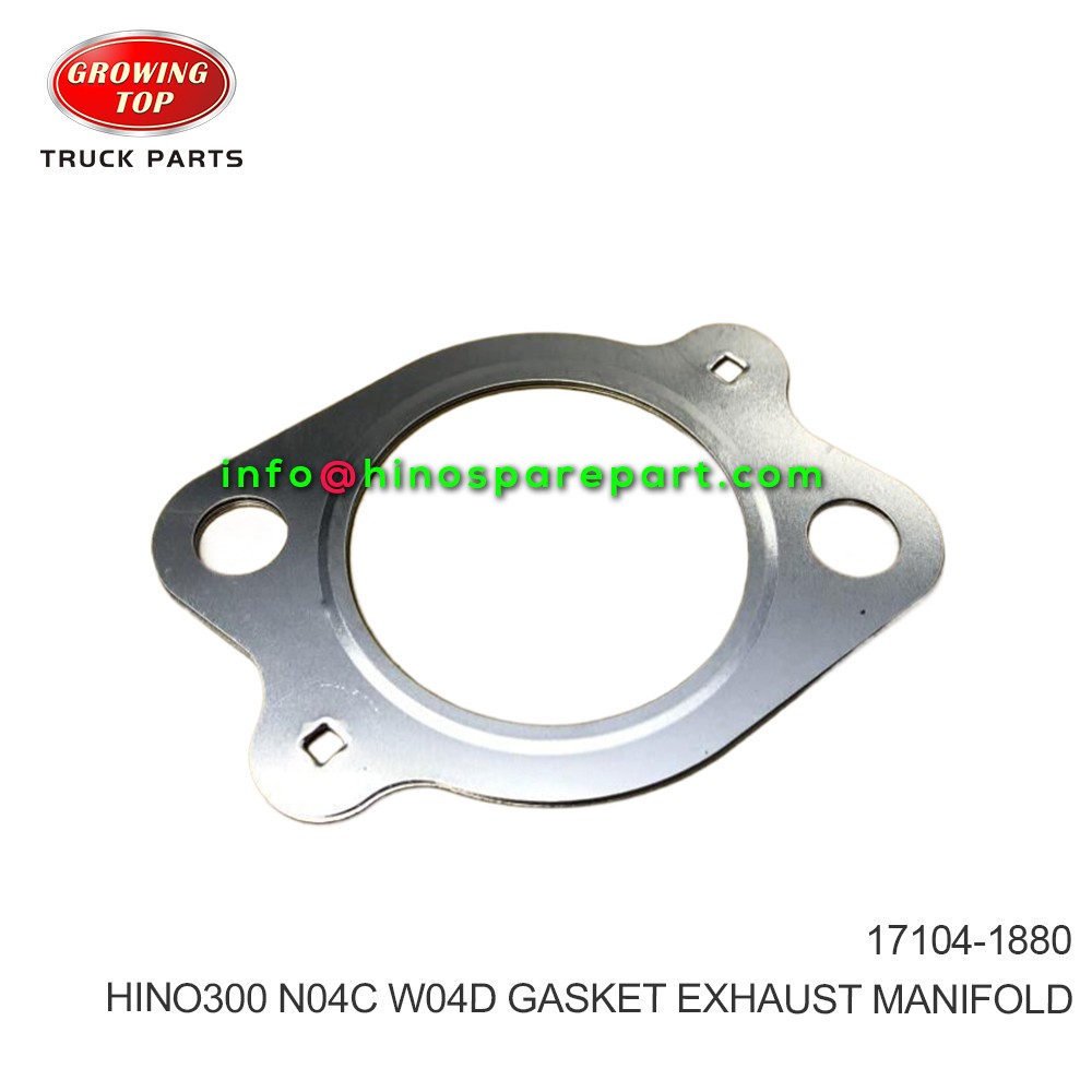 HINO300 N04C W04D  GASKET EXHAUST MANIFOLD  17104-1880