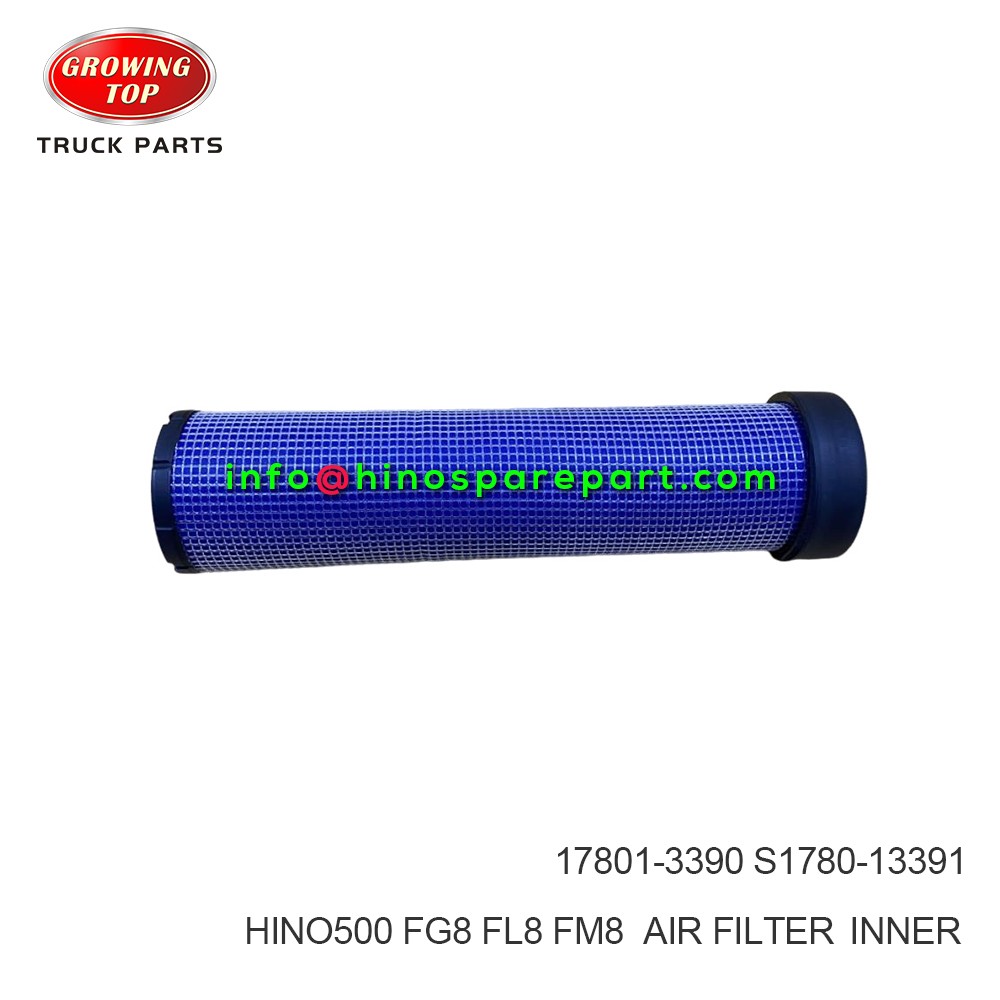 HINO500 FG8 FL8 FM8 AIR FILTER,INNER 17801-3390