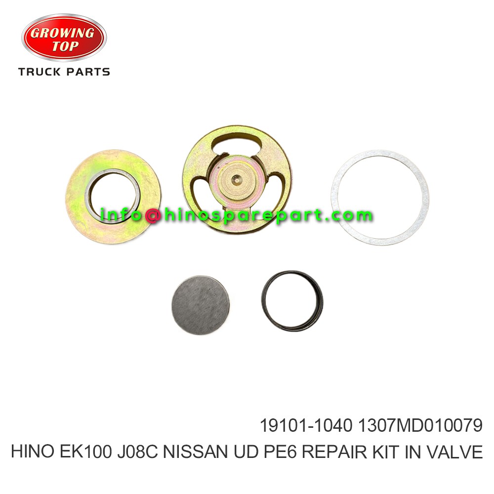 HINO EK100 J08C NISSAN/UD PE6 6D16  REPAIR KIT,IN VALVE  19101-1040