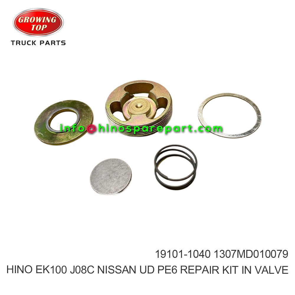 HINO EK100 J08C NISSAN/UD PE6 6D16  REPAIR KIT,IN VALVE  19101-1040