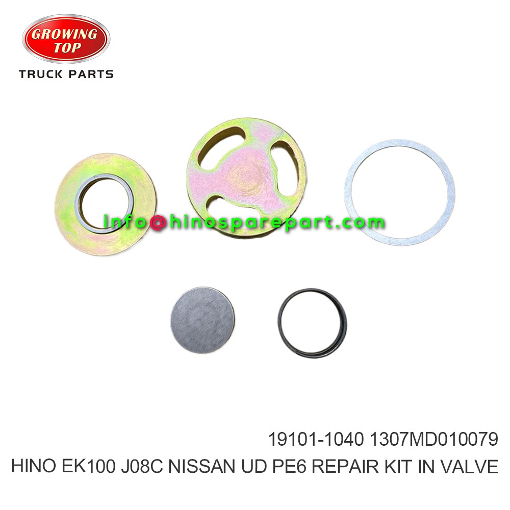 HINO EK100 J08C NISSAN/UD PE6 6D16  REPAIR KIT,IN VALVE  19101-1040