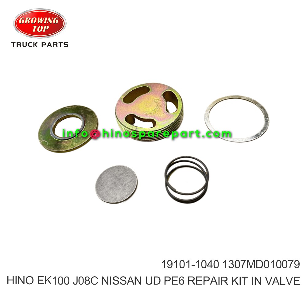 HINO EK100 J08C NISSAN/UD PE6 6D16  REPAIR KIT,IN VALVE  19101-1040