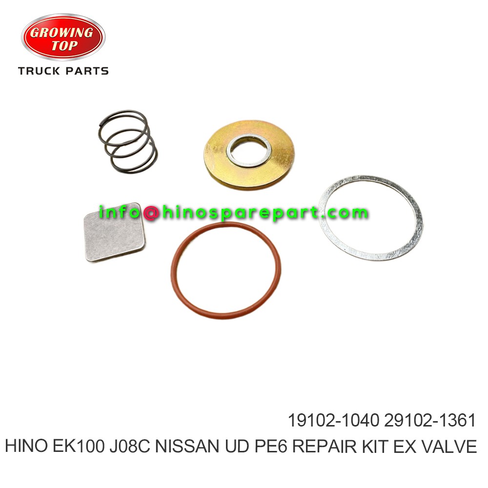 HINO EK100 J08C NISSAN/UD PE6  REPAIR KIT,EX VALVE  19102-1040