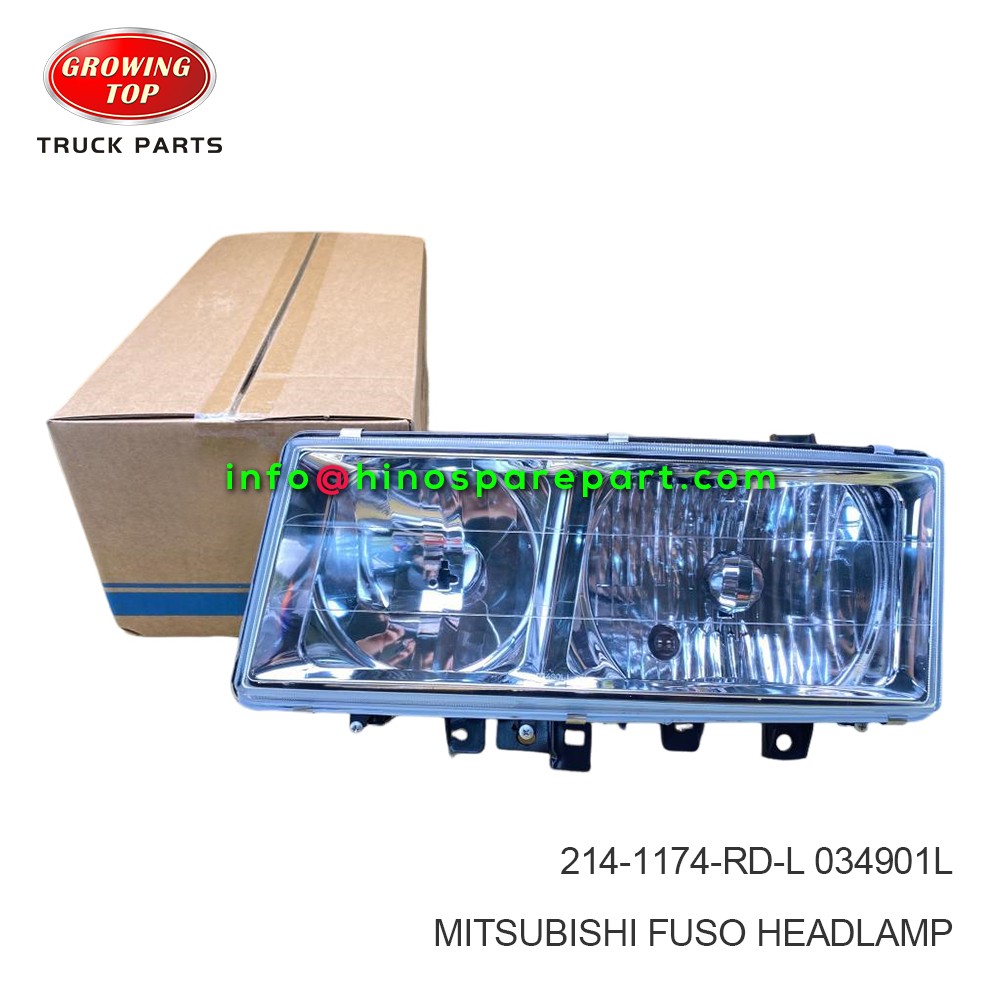 MITSUBISHI FUSO HEADLAMP 214-1174-RD-L