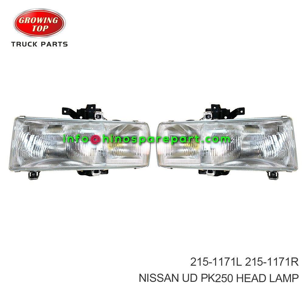 NISSAN UD PK250 HEAD LAMP 215-1171L