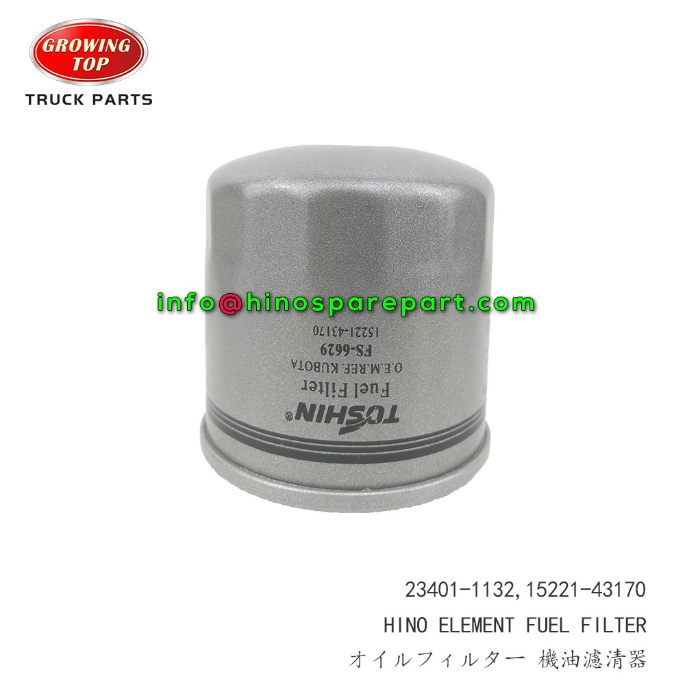 STOCK AVAILABLE HINO ELEMENT FUEL FILTER